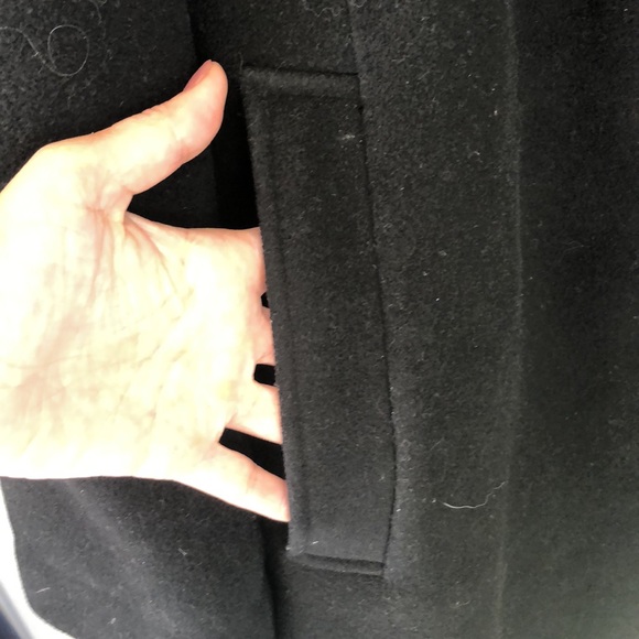 Calvin Klein Men's Solid Single Breasted Wool Blended Overcoat - Picture 6 of 12